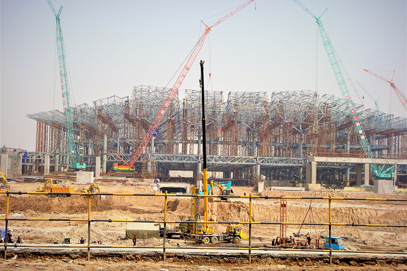 西安北客站下沉廣場樁基工程